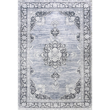 Bausch Bohemian Distressed Chenille Machine-washable Area Rug
